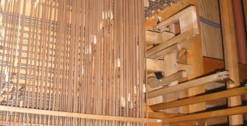 Mécanique de l'orgue de St Antoine à Loches