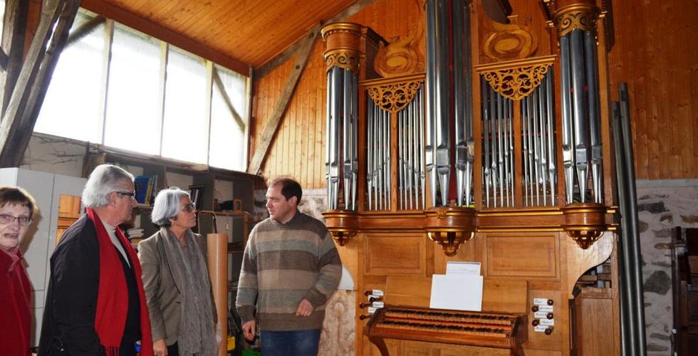 Présentation d'un orgue à l'atelier